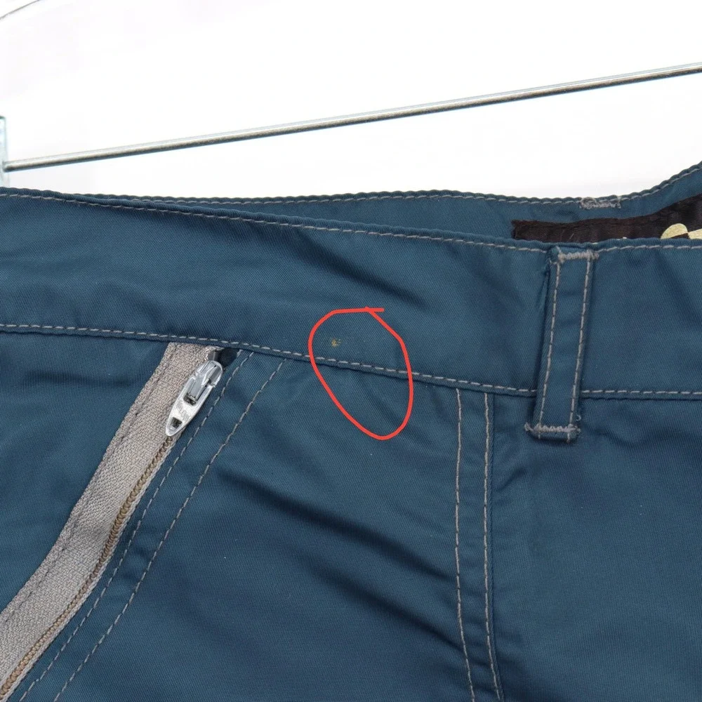 Panno d'or Vintage Mens Size 32 Nylon Cargo Pants Blue Techwear Gorpcore USA - Picture 7 of 7